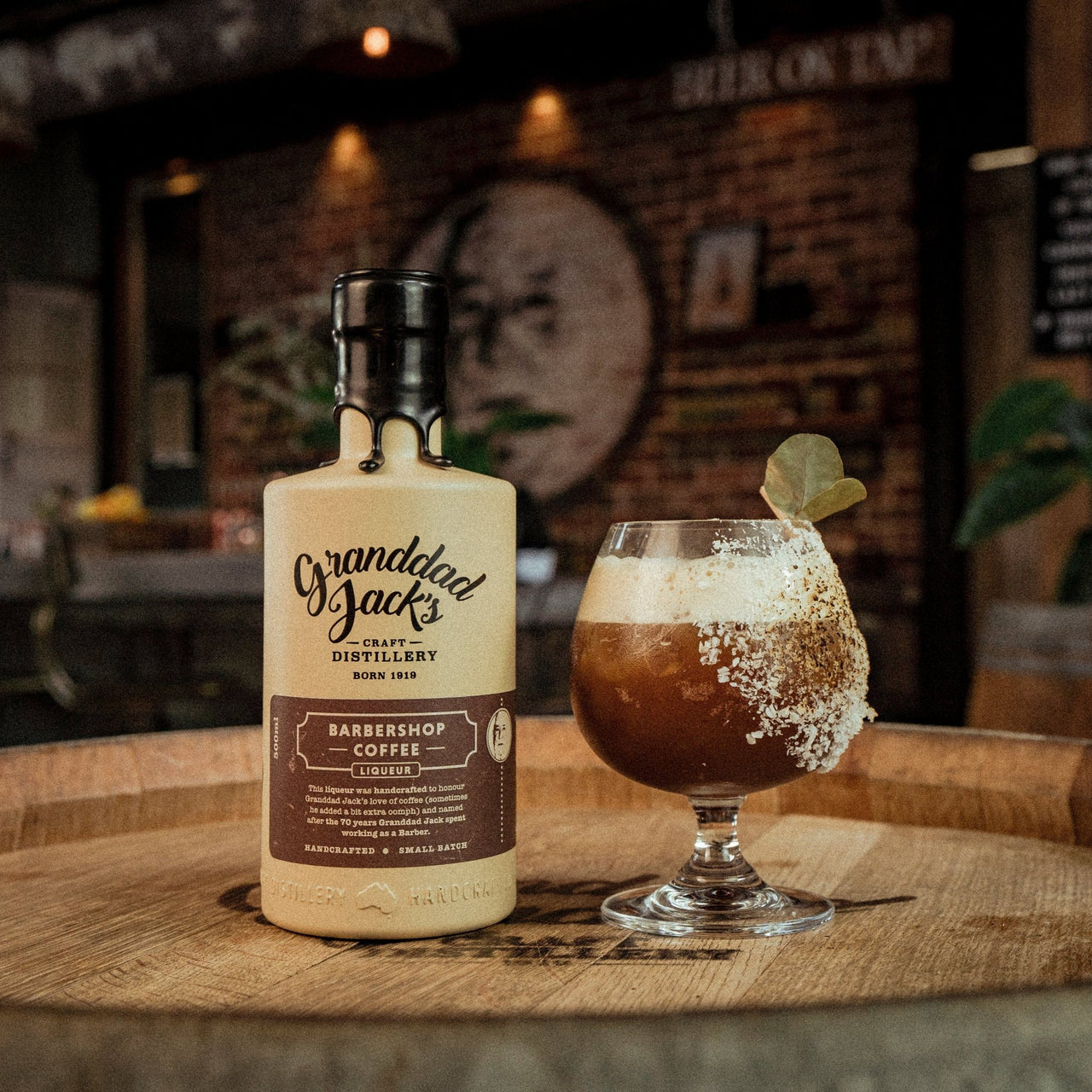 Barbershop Coffee Liqueur - Granddad Jack's Craft Distillery