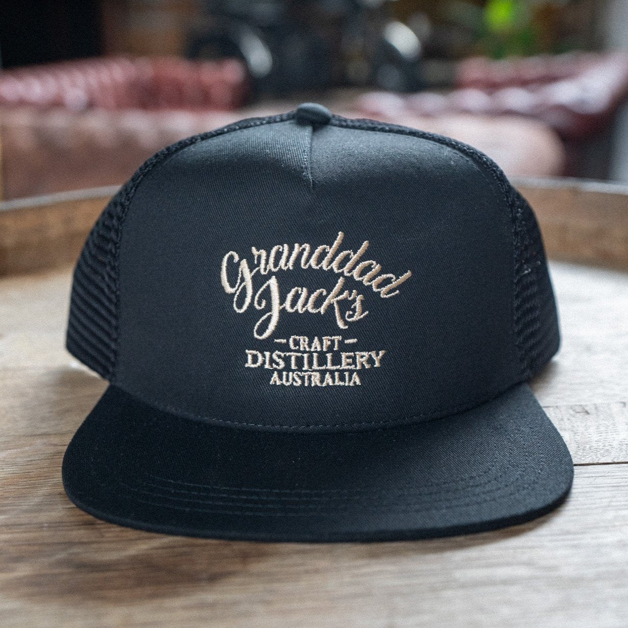 GJ's Logo Trucker Cap - Granddad Jack's Craft Distillery